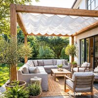 Harmonicadoek handmatig 200 x 300 cm -Sahara sand