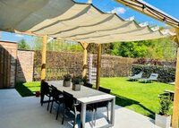 Harmonicadoek handmatig 200 x 300 cm -Sahara sand