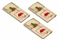 benson muizenval rattenval hout groot formaat 17 x 8 cm 3 stuks