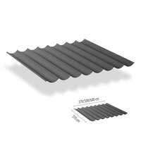 Outlet harmonicadoek  Carbon black B370cm x D370cm
