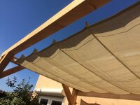 Harmonicadoek 2.9x4m waterdoorlatend Sahara Sand