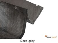 Harmonicadoek 2.9x4m waterdoorlatend Deep Grey