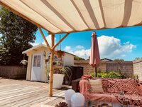 Harmonicadoek 2.9x3m waterdoorlatend Sahara Sand