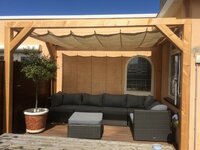 Harmonicadoek 2.9x3m waterdoorlatend Sahara Sand