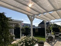 Harmonicadoek 2.9x3m waterdoorlatend Artic White