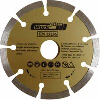 Diamantschijf 125 mm segment - voor steen &amp; beton