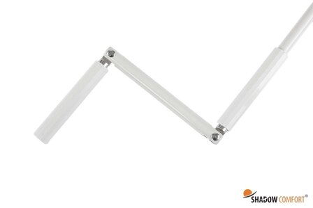 Rolgordijn voor buiten 2,96x2,40m (BxH) Artic White