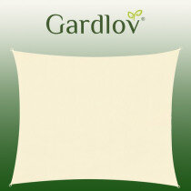 Schaduwdoek - Vierkant 360x360cm - Beige - Waterafstotend - 3.6x3.6m