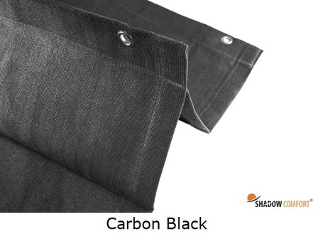 Harmonicadoek 2.9x3m waterdoorlatend Carbon Black