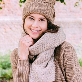 Sjaal Jet Beige