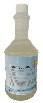 Sipro - Desinfectiespray 80S - 80% ethanol - 1ltr - m&eacute;t certificaat