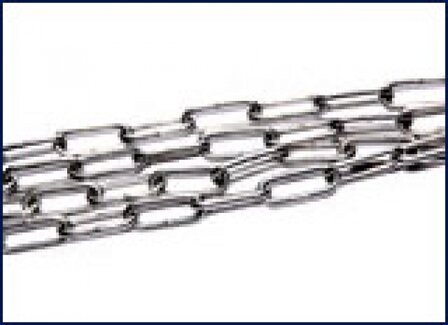 Ketting RVS 4 mm lengte 2m