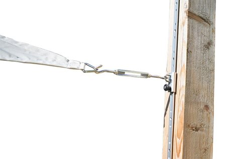 Aluminium rail met RVS schuifsysteem Shadow Comfort