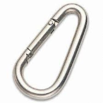 Karabijnhaak RVS 40x4mm