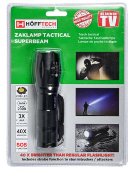 Zaklamp tactical superbeam 5W - ALU