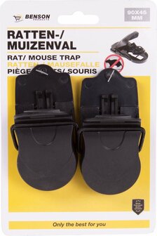 Rattenvallen | set van 2 | 90 x 45 mm 