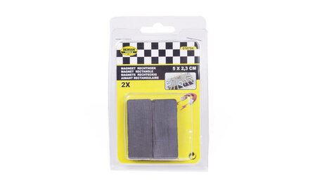 Benson magneten rechthoek | afmeting 50 x 23 mm | set 2 stuks
