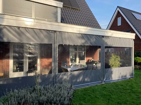 Verandazeil breed 250cm x hoog 180cm