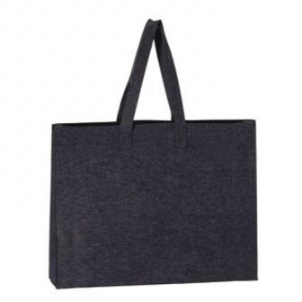 Vilten tas zwart 40x30x9cm 