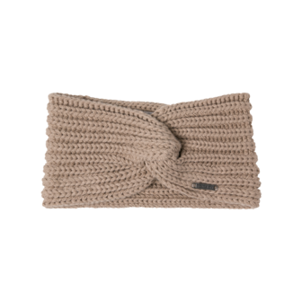 Roadsign Australia gebreide hoofdband met knoop| camel