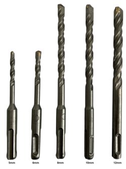 Betonborenset SDS+ 5-delig  | betonboor &Oslash; 5-12mm