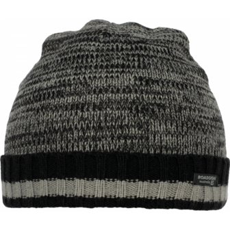 Roadsign gebreide muts| zwart/grijs
