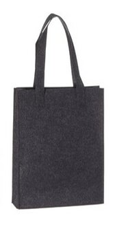 Vilten tas zwart 30x40x9cm 