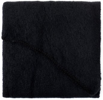 Sjaal Oversized 180&times;50 cm &ndash; Zwart