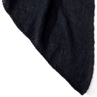 Sjaal Oversized 180&times;50 cm &ndash; Zwart