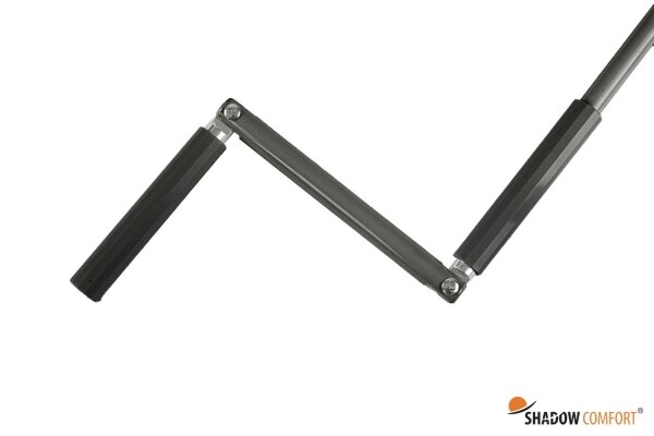 Rolgordijn voor buiten 1,48x2,40m (BxH) Cool Grey