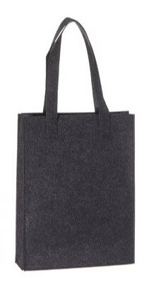 Vilten tas zwart 30x40x9cm 