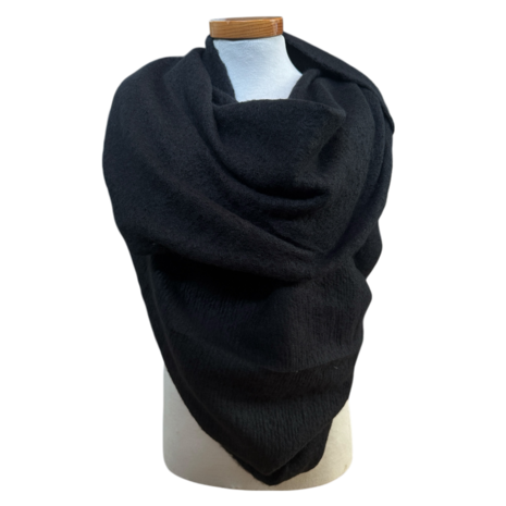 Sjaal Oversized 180×50 cm – Zwart