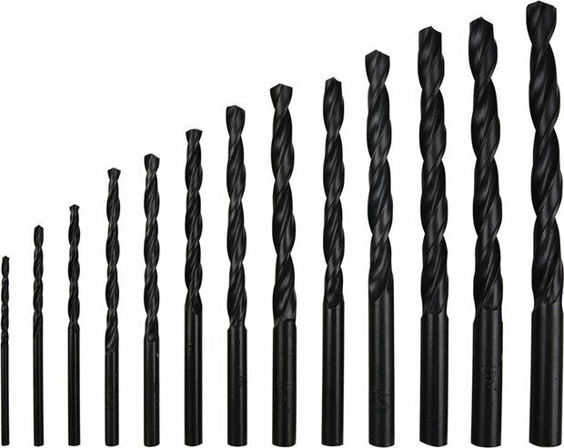 Metaalborenset 13-delig HSS | metaalboor &Oslash; 2-8mm