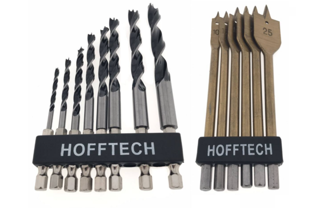 Houtborenset 14-delig | houtboor &Oslash; 3-25mm