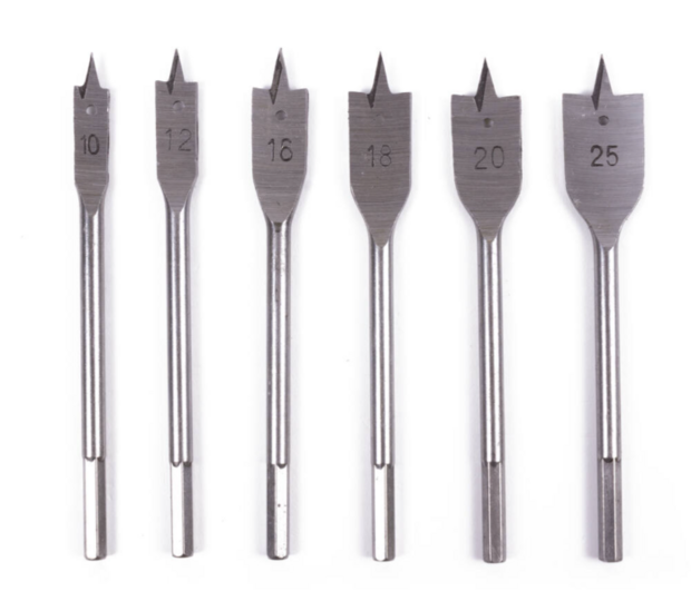 Speedborenset 6-delig | houtboor &Oslash; 10-25mm