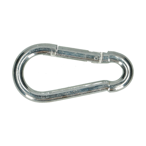 Karabijnhaak 6x60mm verzinkt