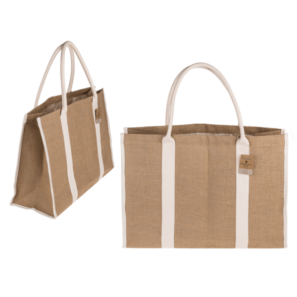 Brandhoutzak jute 50x35x20cm