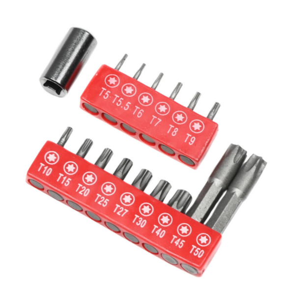 Bitset | Torx | 16-delig | Cr-V