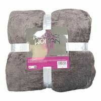 Midden Grijze Fleecedeken - 150x200 cm | Zacht &amp; Warm Fleeceplaid