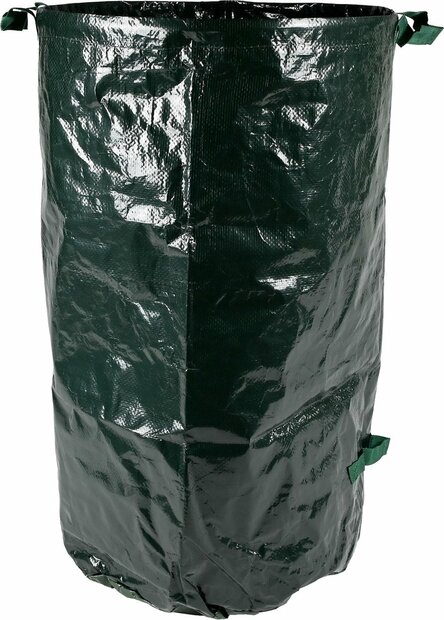 Benson Garden tuinafvalzak 110 liter | herbruikbaar | extra sterk | met handvaten, support rings en waterafstotend materiaal