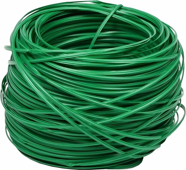 Benson - binddraad Groen - 100m &ndash; Geplastificeerd &ndash; Tuindraad