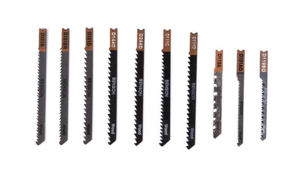 Decoupeerzaagbladen | hout U-schacht | 10 dlg