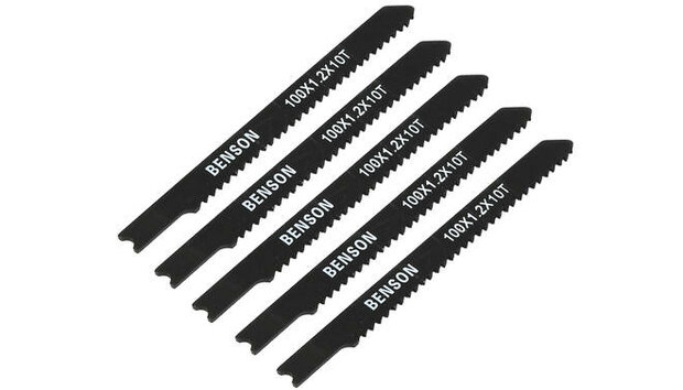 Decoupeerzaagbladen | hout U-schacht | 5 dlg