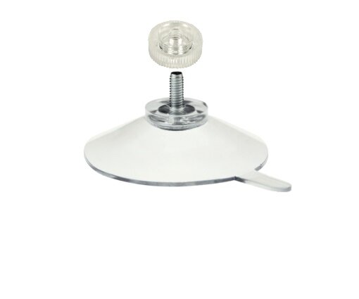 Zuignap 50mm met kunststof moer M4