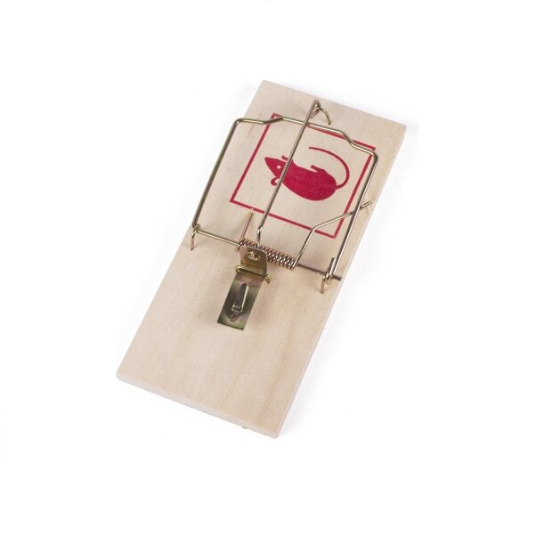 Houten muizenval | jumbo  | 17 x 8 x 1 cm 