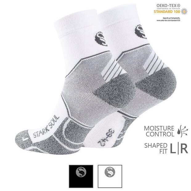 Stark Soul sportsokken met supportzones (quarter) unisex 