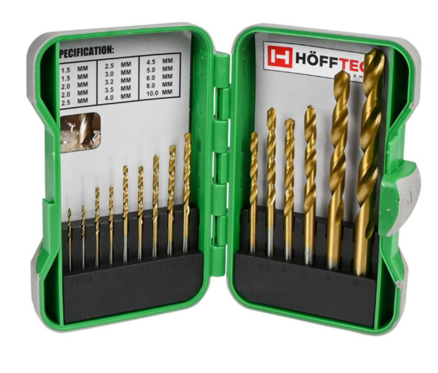 Hofftech HSS metaalborenset 15-delig 1,5&ndash;10 mm