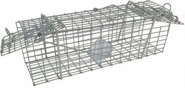 benson opvouwbare dierenval met 2 deuren diervriendelijk 31 x 11 x 11 cm