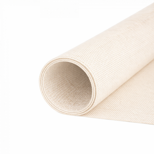 Coupon beige wit 50cm x 200cm 