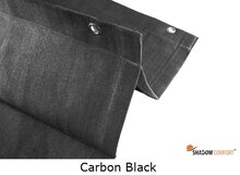 Harmonicadoek 2.9x3m waterdoorlatend Carbon Black